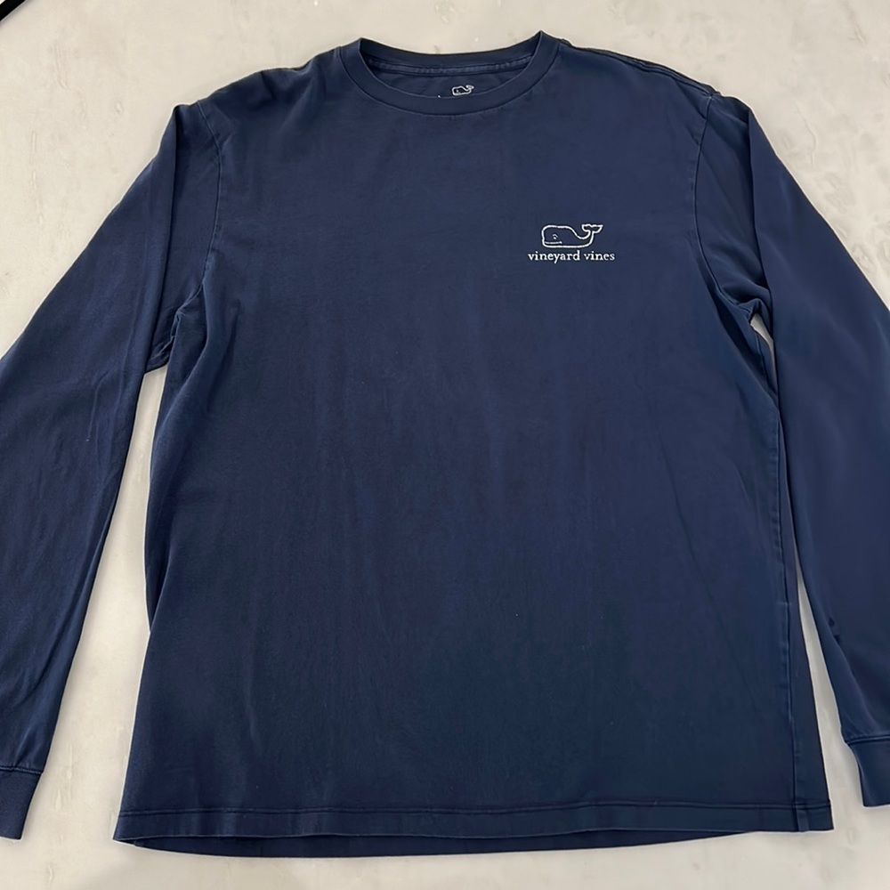 Navy Long Sleeve Vineyard Vines Christmas Addition